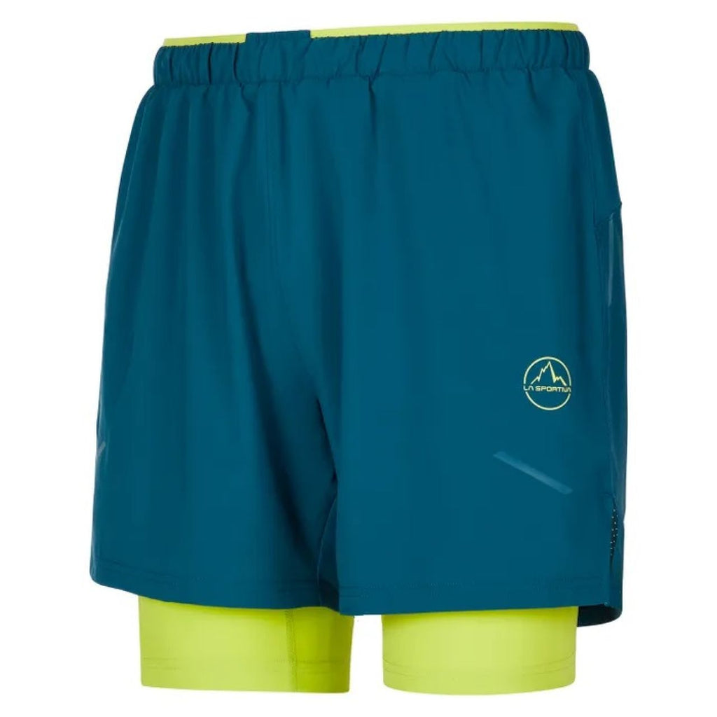 Trail Bite Short M Storm Blue/Lime Punch