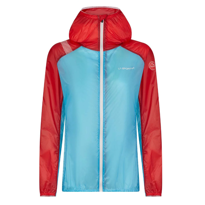 Briza Windbreaker Jkt W (Hibiscus/Malibu Blue)