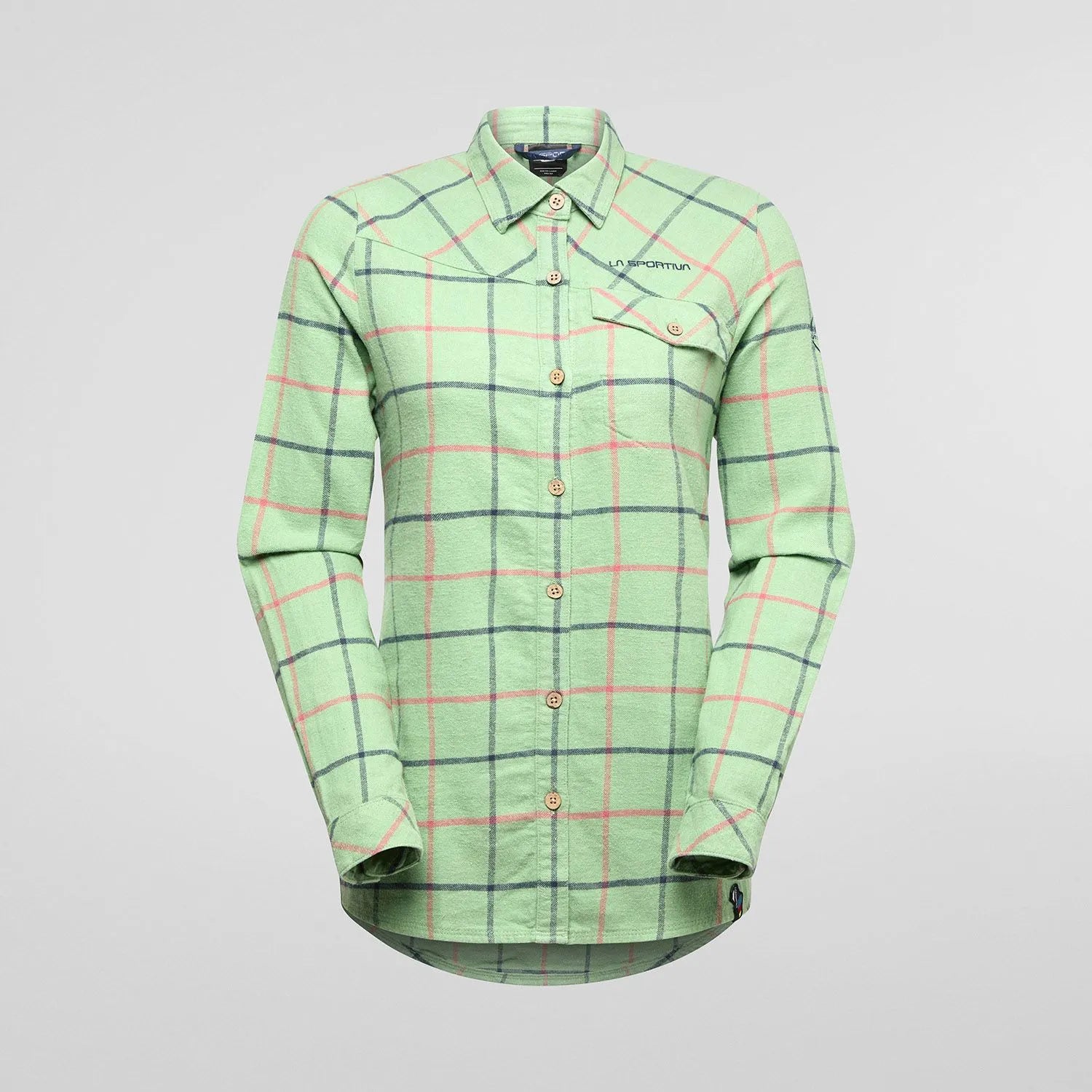Rambler Light Flannel Shirt W  Aspen Green/Night Sky