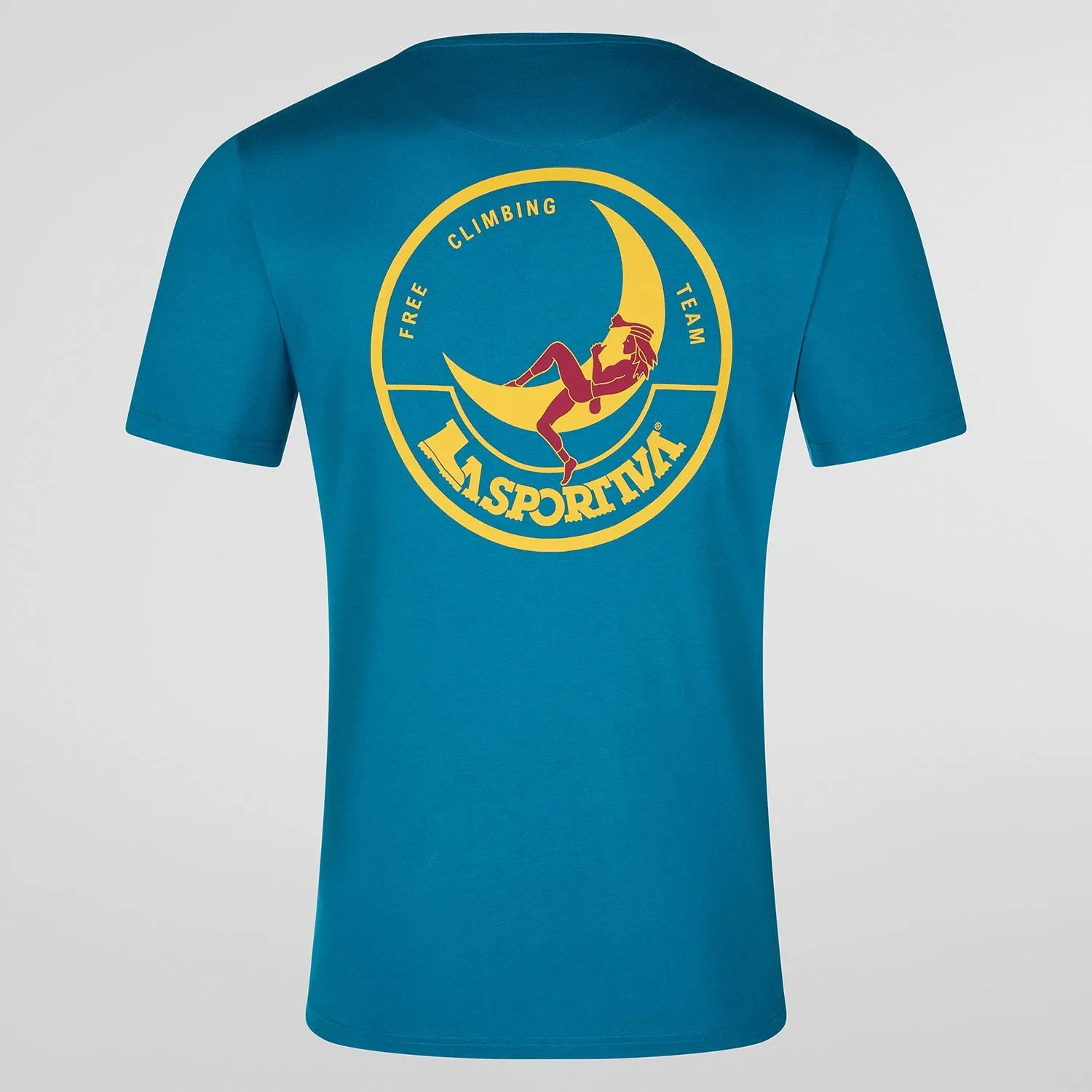 Climbing On The Moon T-shirt M (Turchese/Giallo)