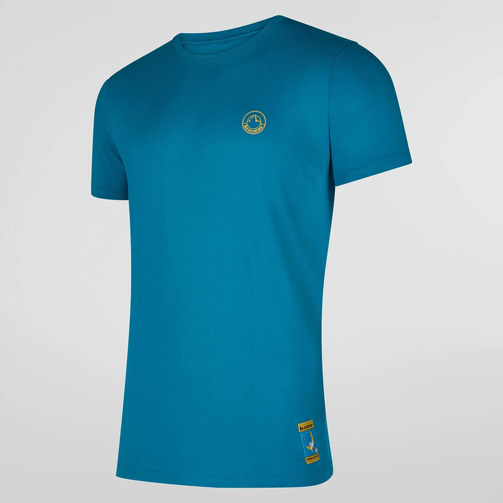 Climbing On The Moon T-shirt M (Turchese/Giallo)