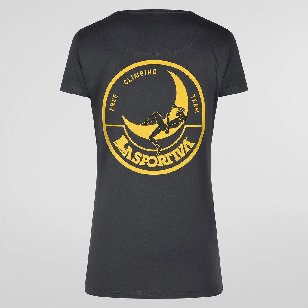 Climbing On The Moon T-shirt W (Crbon/Giallo)