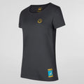 Climbing On The Moon T-shirt W (Crbon/Giallo)