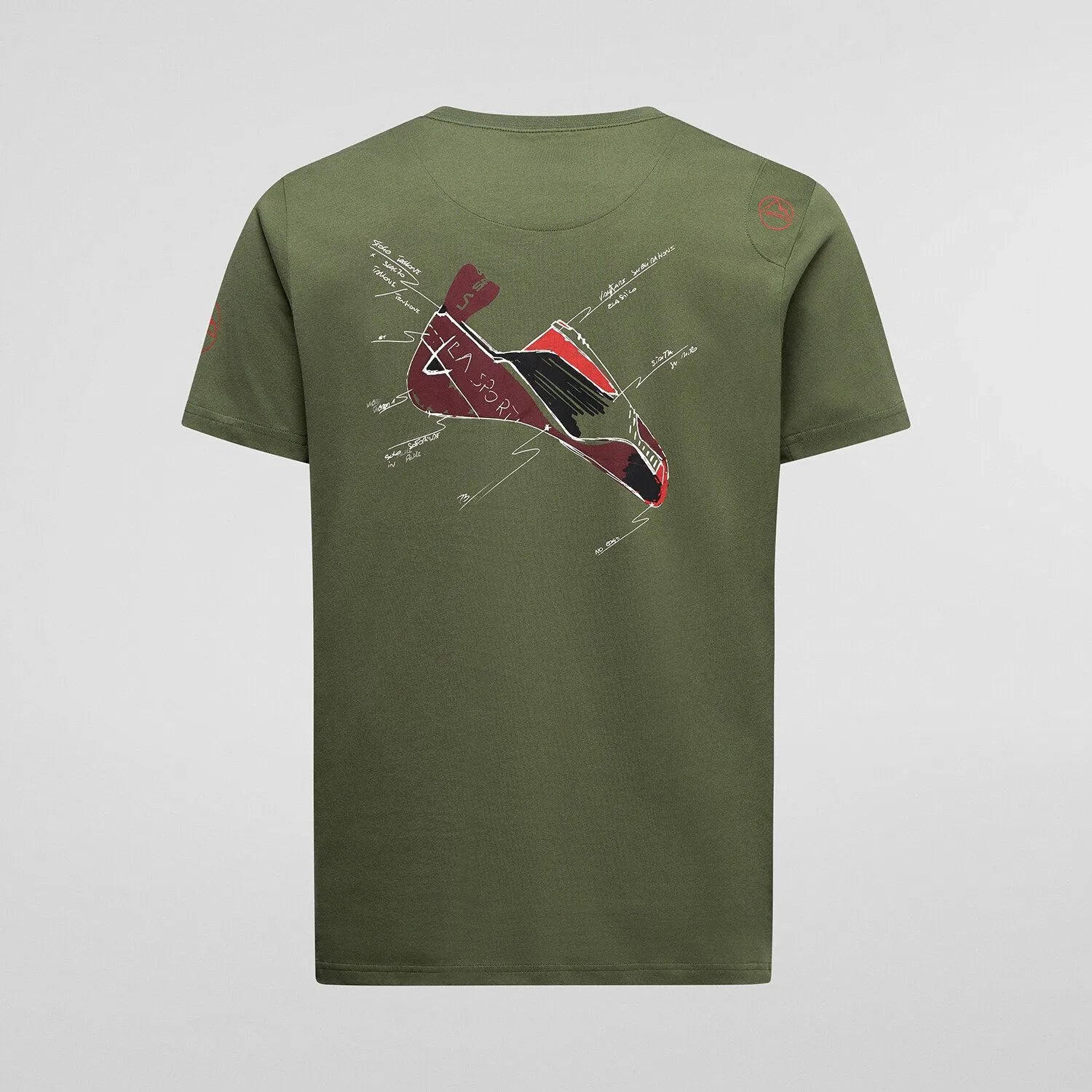 Mantra T-Shirt M  Cypress/Mountain Red