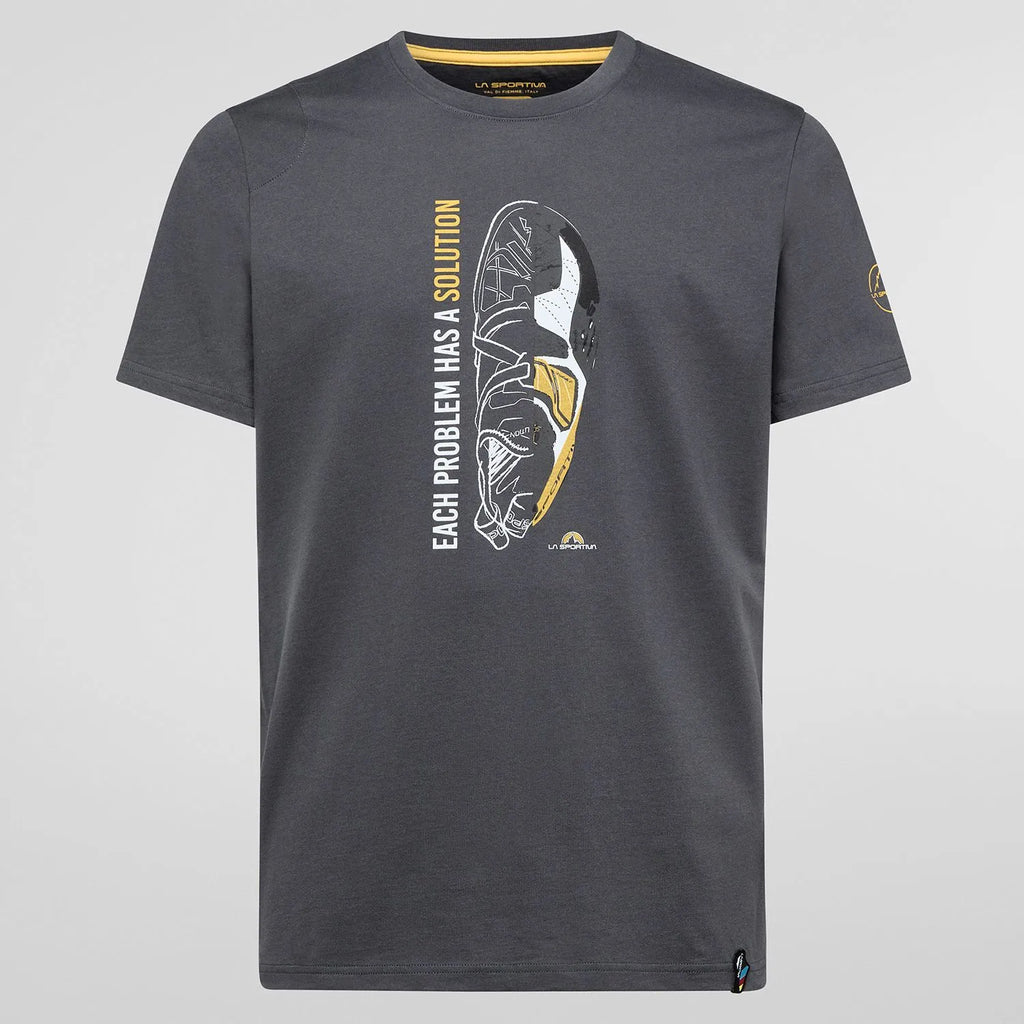 Solution T-shirt M Carbon/Yellow