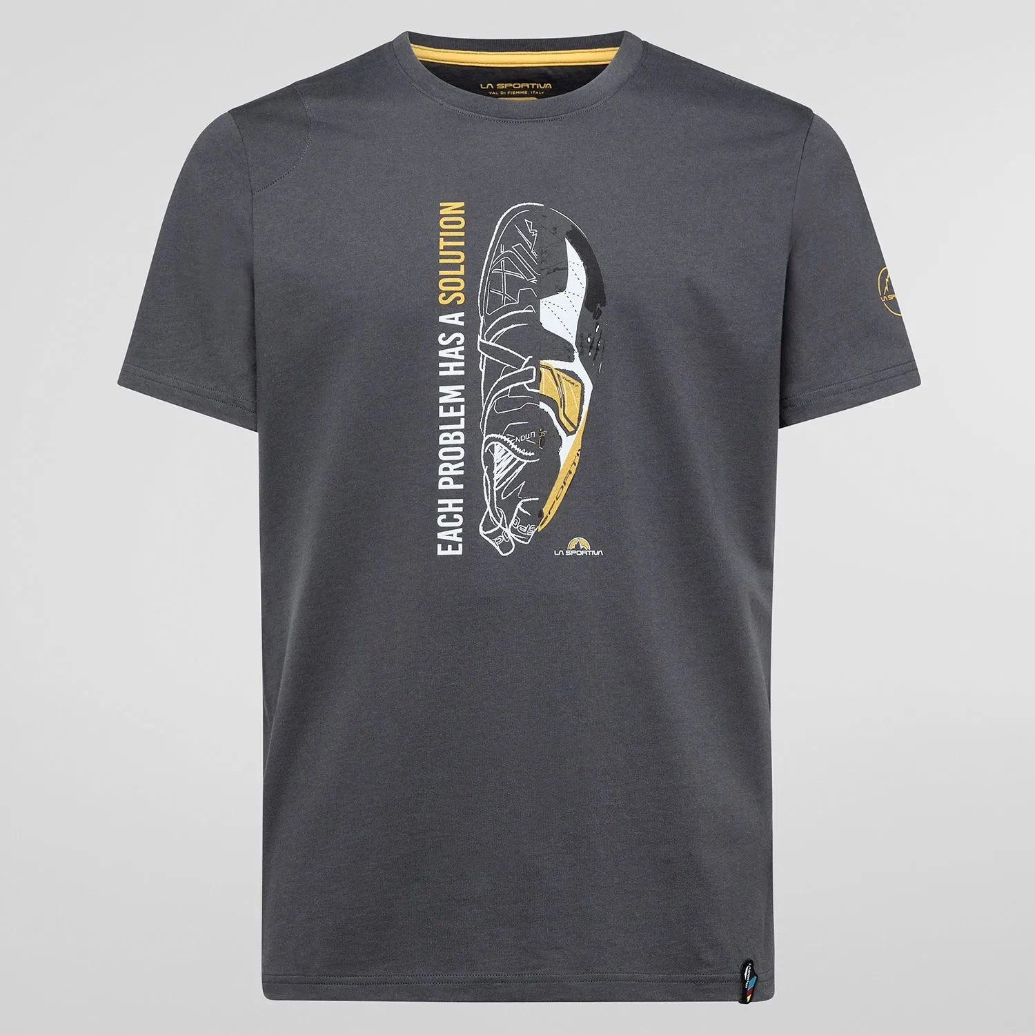 Solution T-shirt M Carbon/Yellow