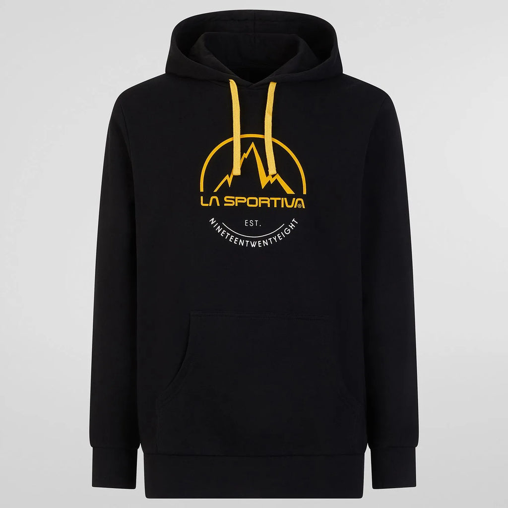 Logo Hoody M   Black/Yellow