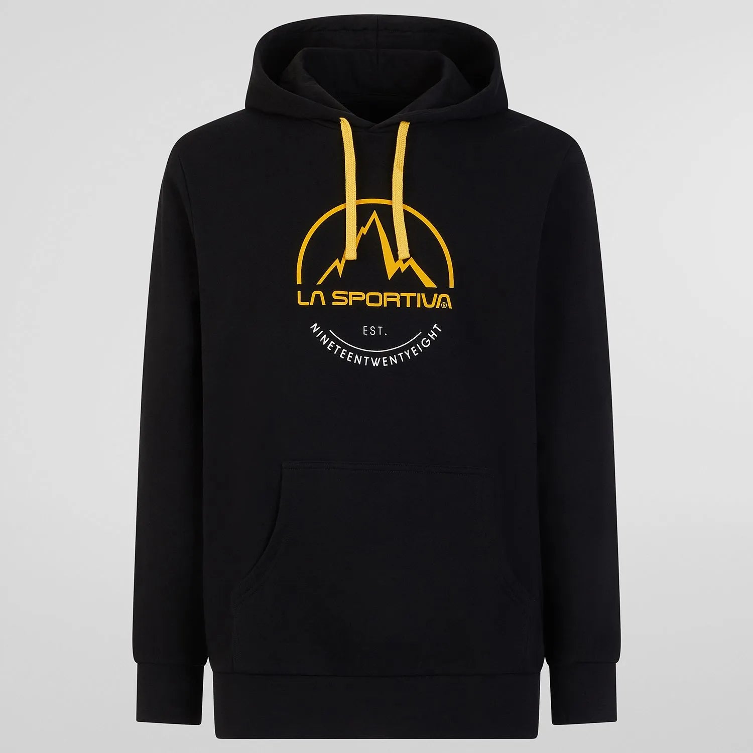 Logo Hoody M   Black/Yellow