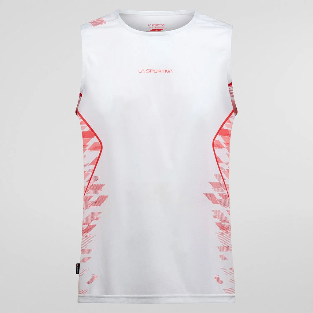 Pacer Tank M  Chalk/Mountain Red