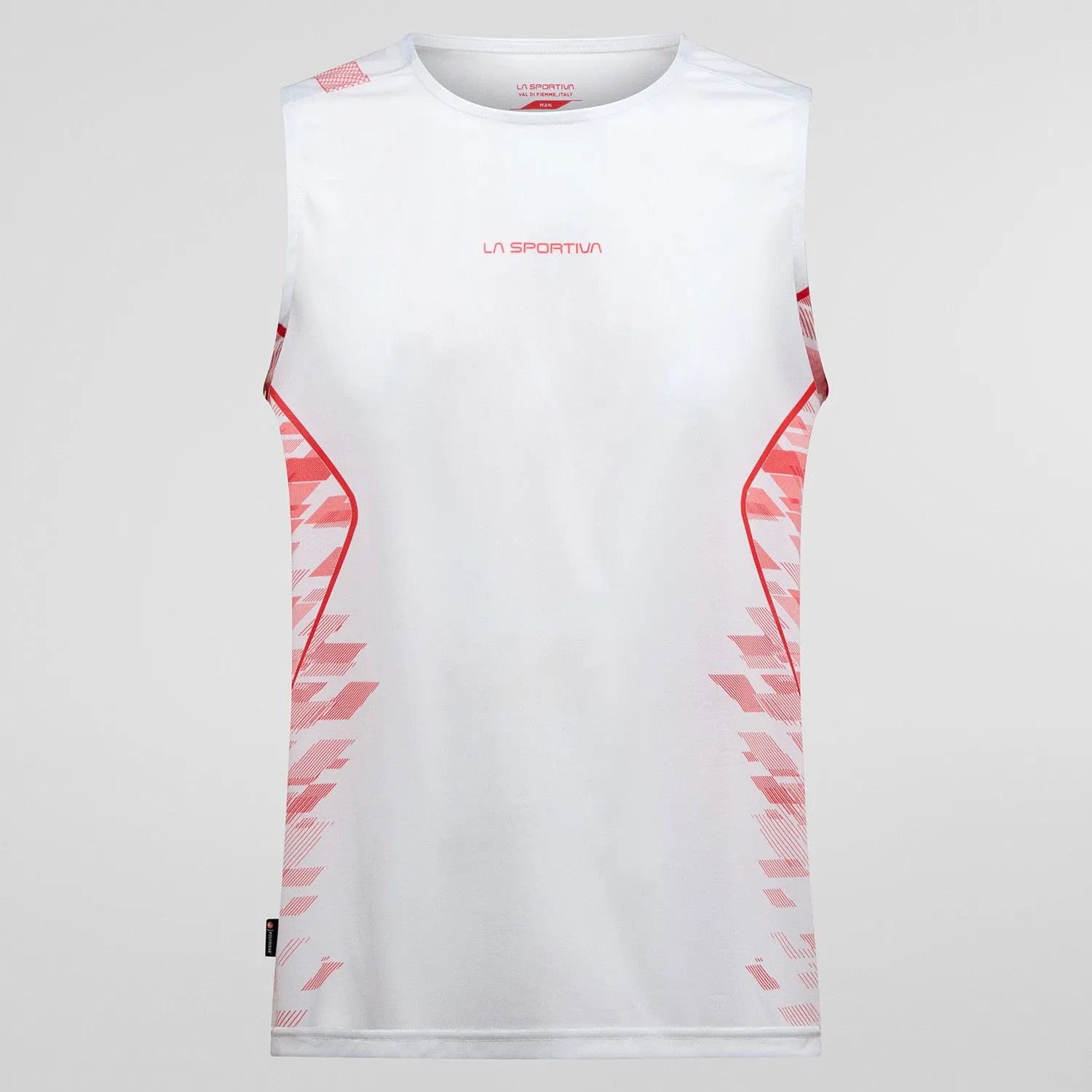 Pacer Tank M  Chalk/Mountain Red