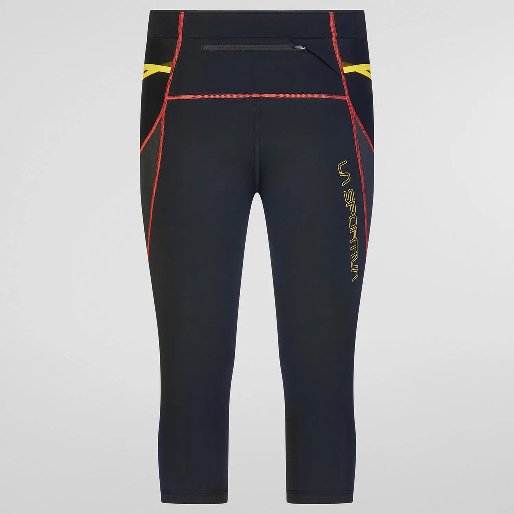 Triumph Tight Pant 3/4 M  Black/Yellow