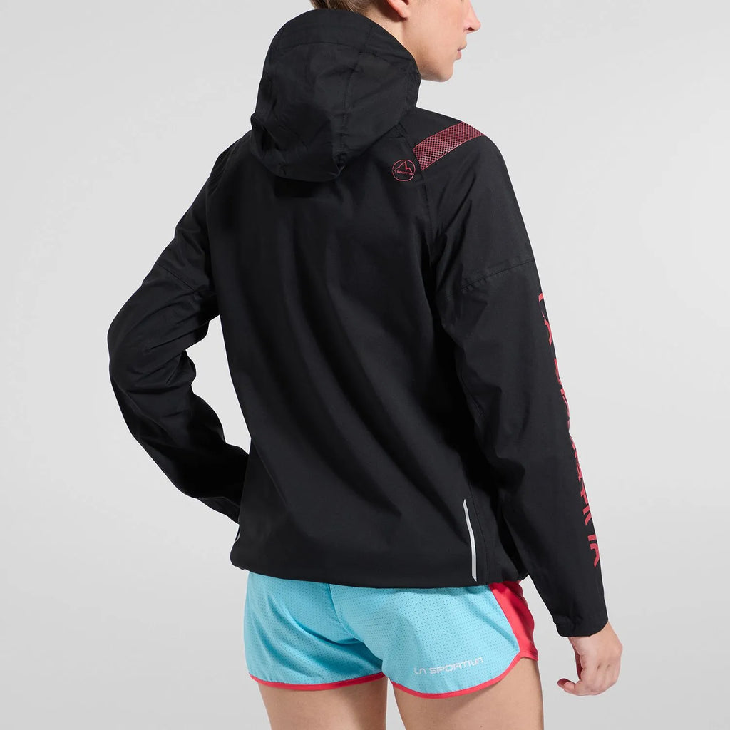 Pocketshell Jkt W (Black/Hibiscus)
