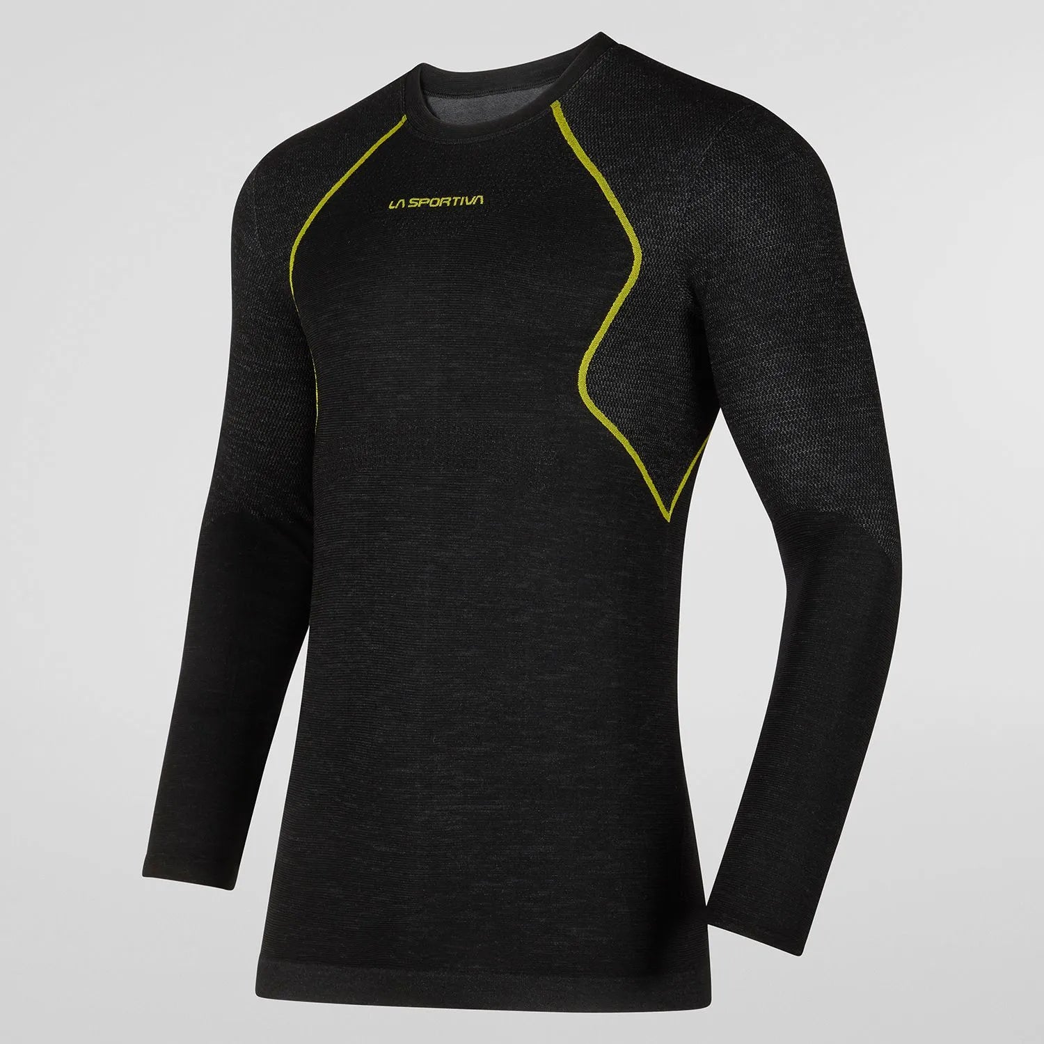 Wool40 Aero Longsleeve M  Black/Yellow (Base layer / Primera capa)
