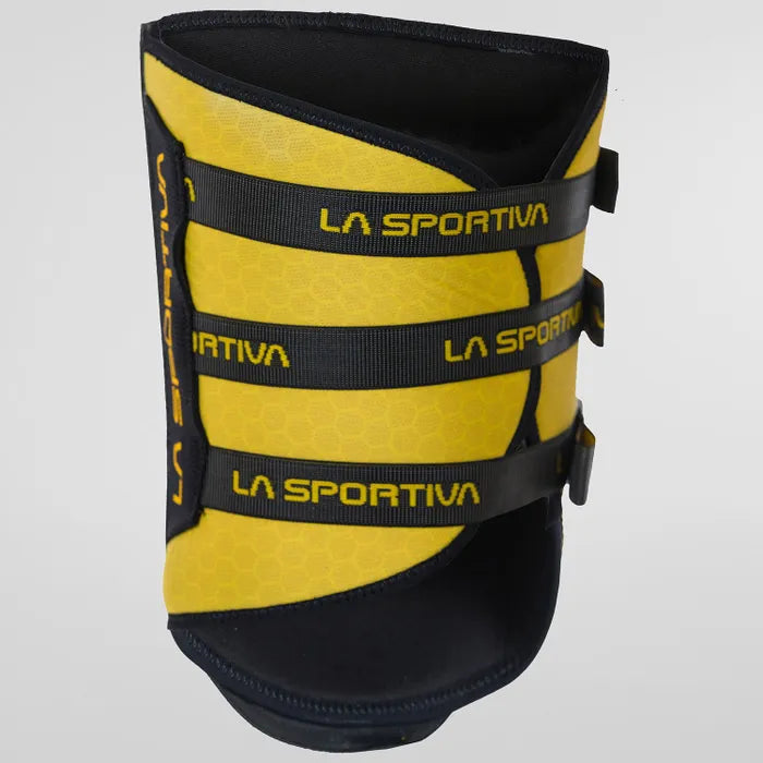 Laspo knee pad black/yellow (Rodillera de escalada)