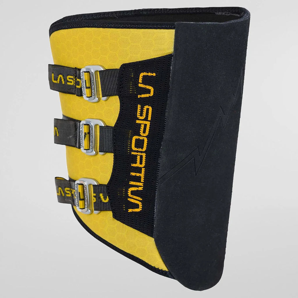 Laspo knee pad black/yellow (Rodillera de escalada)
