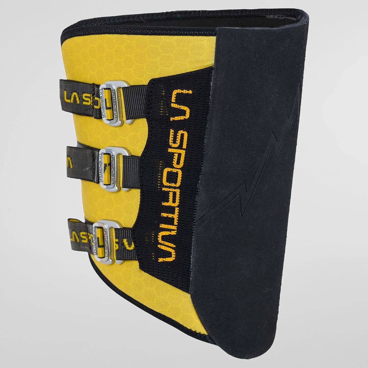 Laspo knee pad black/yellow (Rodillera de escalada)