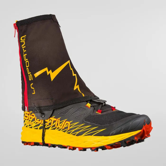Winter Running Gaiter black/yellow (Polainas Trail Running)