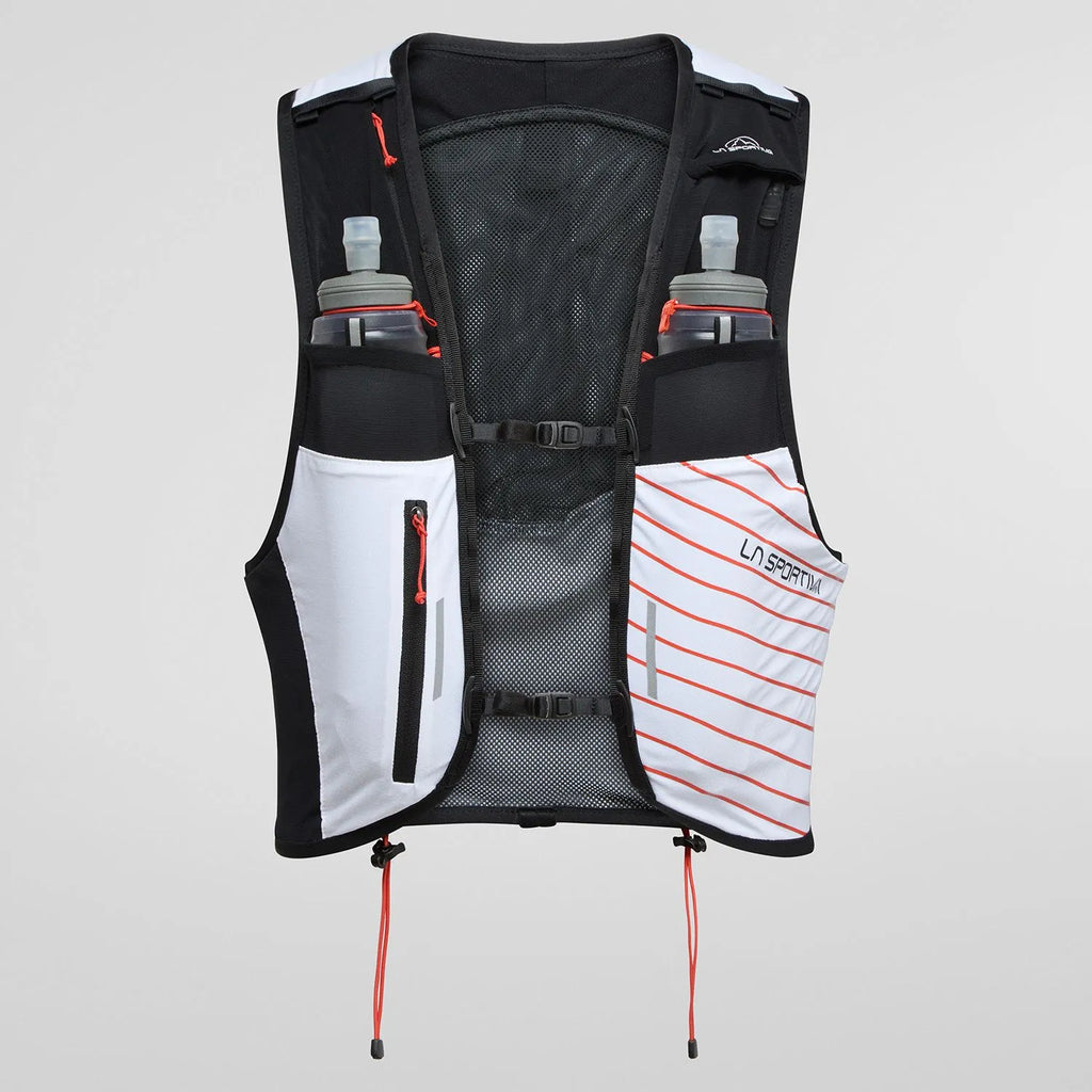 Trail Vest 10L (White/Cherry tomato)