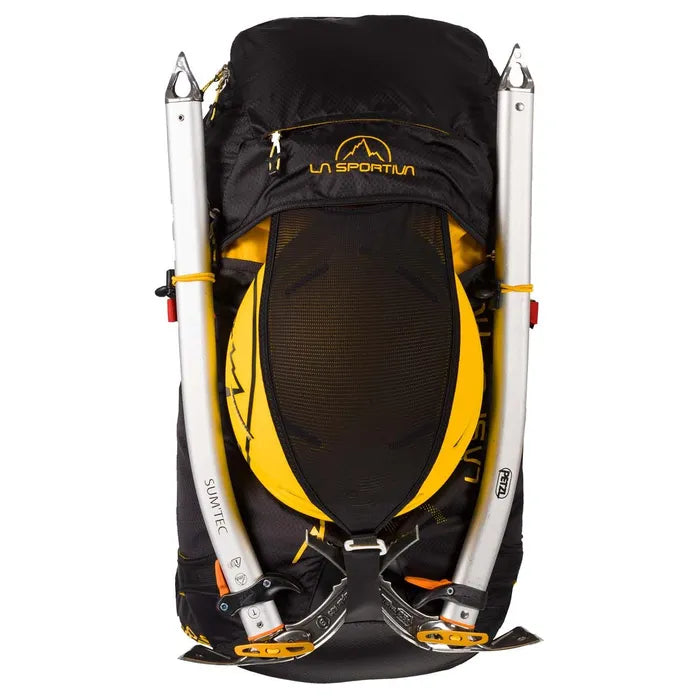 SUNLITE Backpack (Black/Yellow) 40L