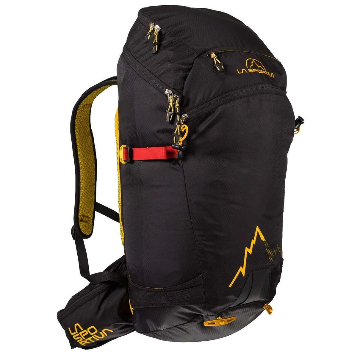 SUNLITE Backpack (Black/Yellow) 40L