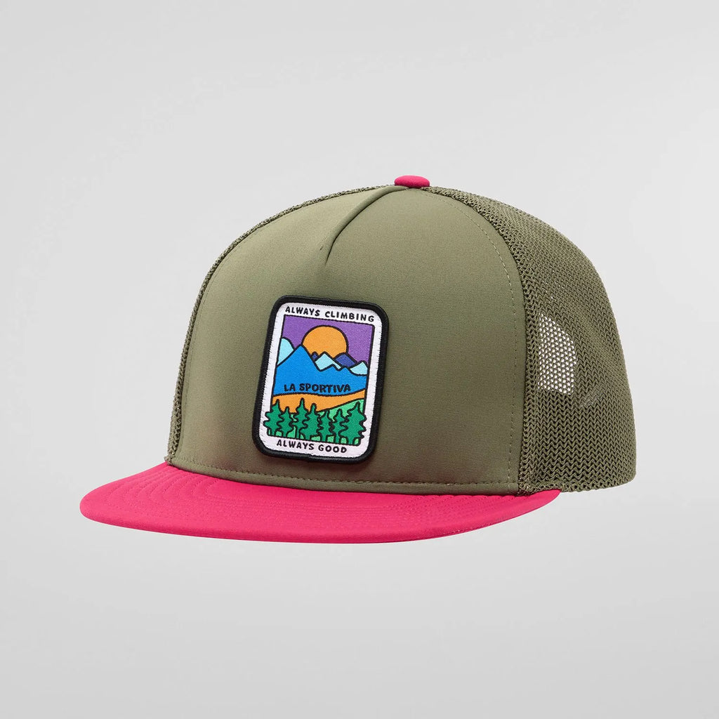 Always Climbing hat Cypress/Azalea