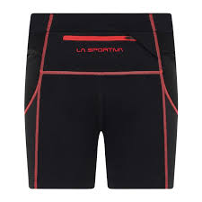 Triumph Tight short W Black/Hibiscus