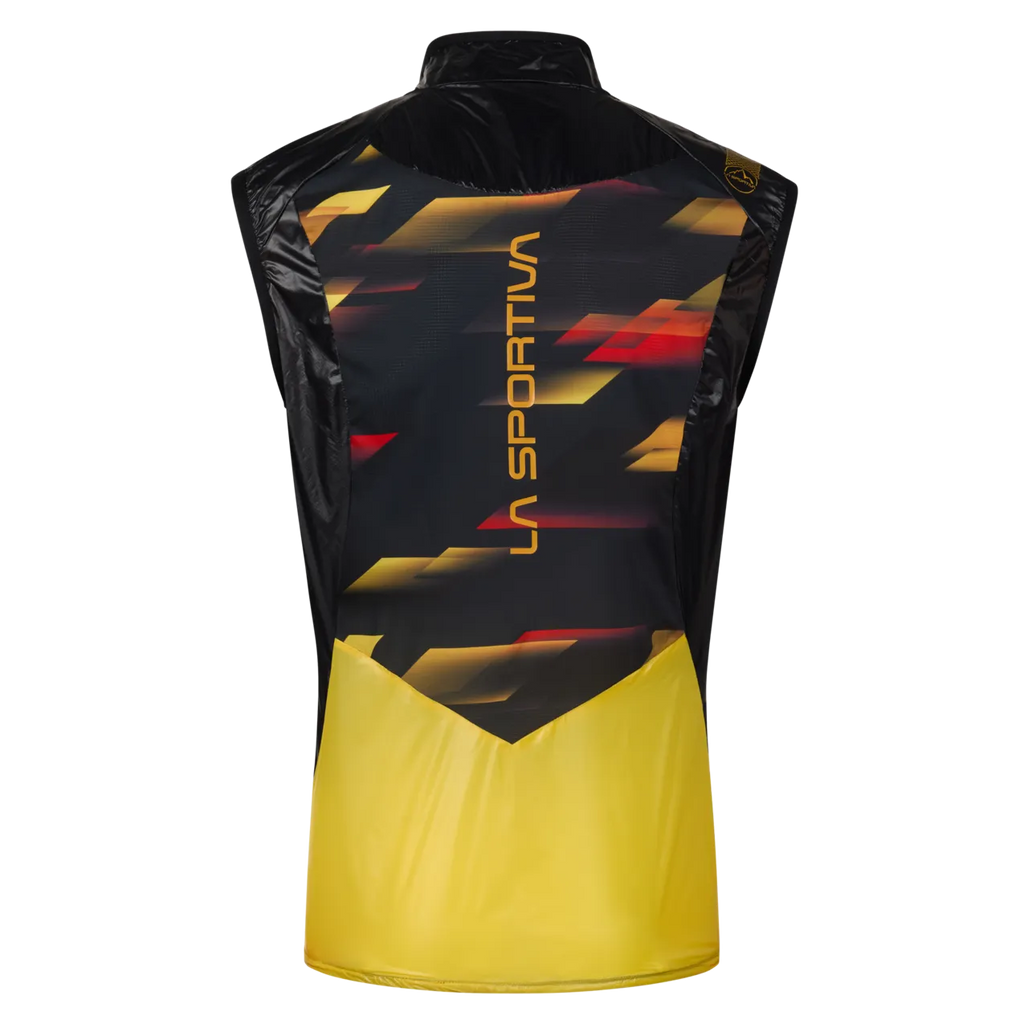 Blizzard Windbreaker Vest Jkt M (Black/Yellow)