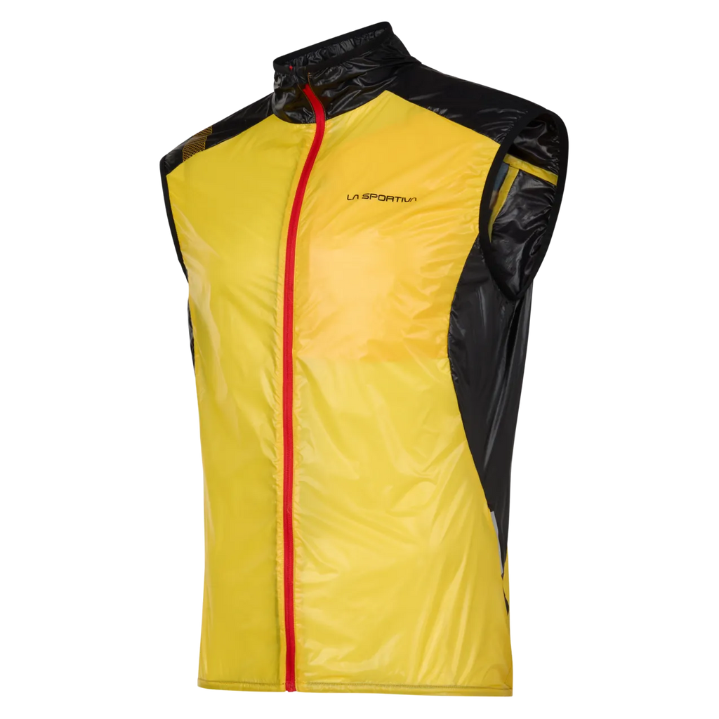 Blizzard Windbreaker Vest Jkt M (Black/Yellow)