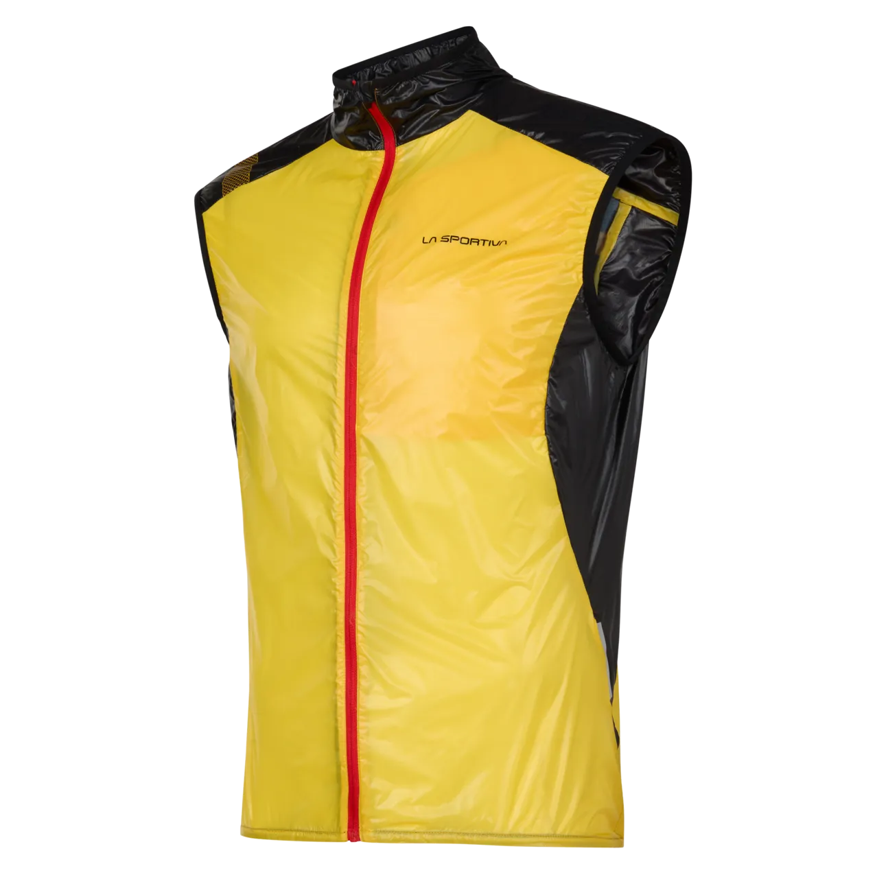 Blizzard Windbreaker Vest Jkt M (Black/Yellow)