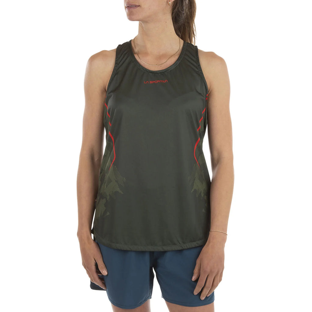 Pacer Tank W  Forest-Green Banana