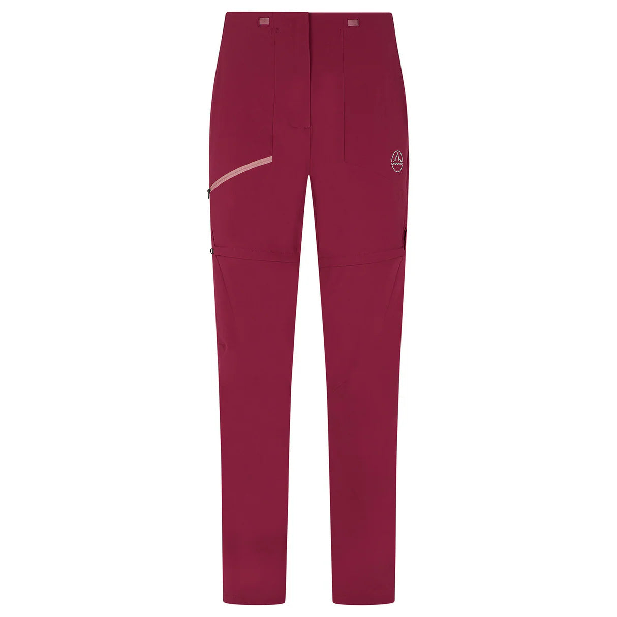 Rowan Zip-off Pant W  Red Plum/Blush